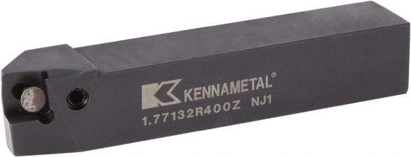 Kennametal - 1.771...75DEG, Right Hand Cut, 15° Lead Angle, 20mm Shank Height x 20mm Shank Width, Positive Rake Indexable Turning Toolholder - 125mm OAL, C8FIX12..R.. Insert Compatibility, Series Fix-Perfect - USA Tool & Supply