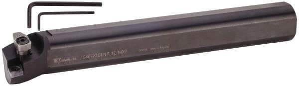 Kennametal - 55mm Min Bore Diam, 300mm OAL, 40mm Shank Diam, S-CCLN-MX Indexable Boring Bar - 40mm Max Bore Depth, CN.. 120708 Insert, Clamp Holding Method - USA Tool & Supply