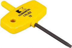 Kennametal - T8 Torx Drive, Driver for Indexable Modular Drills - KSEM Plus Series - USA Tool & Supply
