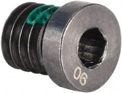 Kennametal - Coolant Lock Screw for Indexable End Mills - M4x0.7 Thread, For Use with Rotary Coolant Adapters - USA Tool & Supply