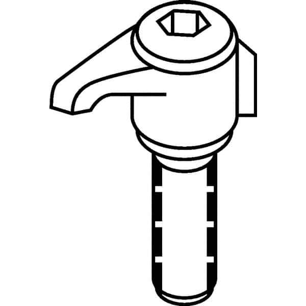 Kennametal - Series KM40TS, CK Clamp for Indexables - Left & Right Hand Cut, Compatible with SSA5T Clamp Screws - USA Tool & Supply