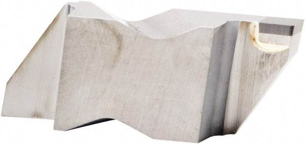 Kennametal - 3094NG EST Grade KB1630, 2.39mm Cutting Width PCBN Grooving Insert - 3.81mm Max Depth of Cut, Right Hand, 0.19mm Corner Radius, Uncoated - USA Tool & Supply