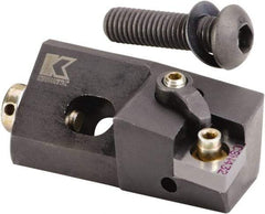 Kennametal - Series Kenloc, Left Hand, MCLN Toolholder Compatibility, CN.. Insert Compatibility, Indexable Turning Cartridge - Pin & Clamp Holding Method, 55mm OAL x 14mm OAW x 19.25mm OAH - USA Tool & Supply