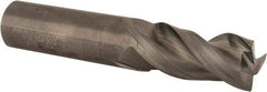 Kennametal - 3/4", 3 Flute, Single End, Solid Carbide, 0.03" Corner Radius End Mill - 4" OAL, 38° Helix, Right Hand Flute, 1-5/8" LOC, Right Hand Cut - USA Tool & Supply