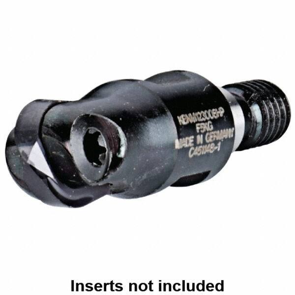 Kennametal - 25mm Cut Diam, 12.5mm Max Depth of Cut, 40mm OAL, Indexable Ball Nose End Mill - 40mm Head Length, M12 Modular Connection, KDMB Toolholder, KDMB 25.. Insert - USA Tool & Supply