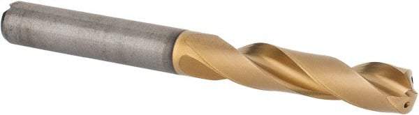 Kennametal - 5/16" 135° Spiral Flute Solid Carbide Screw Machine Drill Bit - Multilayer TiCN Finish, Right Hand Cut, 41mm Flute Length, 79mm OAL, Standard Point, Straight Shank, Through Coolant - USA Tool & Supply
