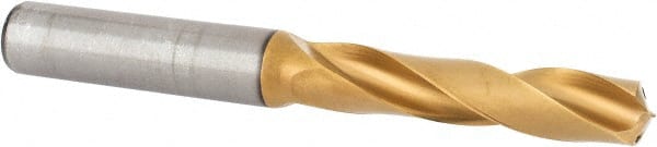 Kennametal - 10.5mm 135° Spiral Flute Solid Carbide Screw Machine Drill Bit - USA Tool & Supply