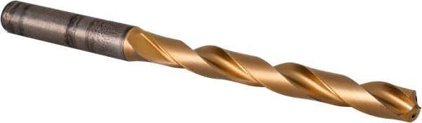 Kennametal - 7mm, 135° Point, Spiral Flute, Solid Carbide Taper Length Drill Bit - Multilayer TiCN Finish, 67mm Flute Length, 105mm OAL, Series B212A-HP - USA Tool & Supply