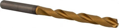 Kennametal - 19/64" 135° Spiral Flute Solid Carbide Taper Length Drill Bit - USA Tool & Supply
