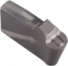 Kennametal - 0300R DF Grade KCU25, 3mm Cutting Width Carbide Grooving Insert - Neutral, 1.5mm Corner Radius, AlTiN Finish - USA Tool & Supply