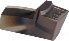 Kennametal - 0605G DM Grade KCU25, 6.05mm Cutting Width Carbide Grooving Insert - 4.5mm Max Depth of Cut, Neutral, 0.41mm Corner Radius, AlTiN Finish - USA Tool & Supply