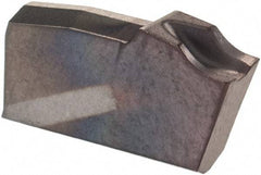 Kennametal - A2030 CF KCU25 Grade, 0.118" Cutting Width, Carbide Cutoff Insert - 6° Right Hand Lead Angle, 0.008" Cnr Rad, AlTiN Coated, Single End - USA Tool & Supply