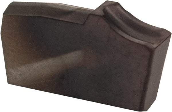 Kennametal - A2022 CM KCU25 Grade, 0.0866" Cutting Width, Carbide Cutoff Insert - 0° Neutral Lead Angle, 0.008" Cnr Rad, AlTiN Coated, Single End - USA Tool & Supply