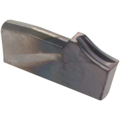 Kennametal - A2016 CM KCU25 Grade, 0.063" Cutting Width, Carbide Cutoff Insert - 0° Neutral Lead Angle, 0.004" Cnr Rad, AlTiN Coated, Single End - USA Tool & Supply