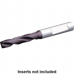 Kennametal - 13mm 132° Spiral Flute Solid Carbide Taper Length Drill Bit - USA Tool & Supply