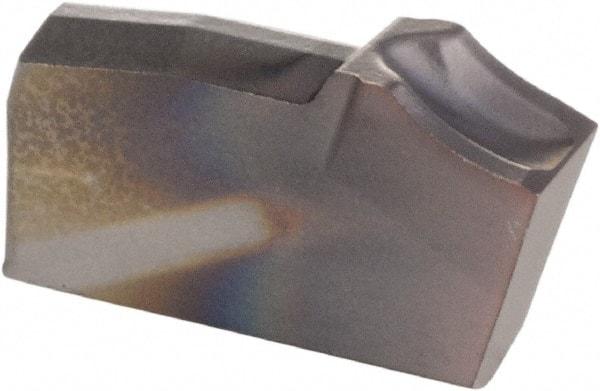 Kennametal - A2030 CM KCU25 Grade, 0.118" Cutting Width, Carbide Cutoff Insert - 6° Right Hand Lead Angle, 0.004" Cnr Rad, AlTiN Coated, Single End - USA Tool & Supply