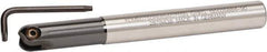 Kennametal - 1" Cut Diam, 1/2" Max Depth of Cut, 1" Shank Diam, 190mm OAL, Indexable Ball Nose End Mill - 70.1mm Head Length, Straight Shank, KDMB Toolholder, KDMB 1000.. Insert - USA Tool & Supply