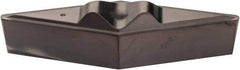 Kennametal - VPGR332, KCU10 Grade Carbide Profiling Insert - AlTiN Finish, 35° Incl Angle, Diamond, 0.6538" Side Length, 3/16" Thick, 1/32" Corner Radius, 3/8" Inscribed Circle - USA Tool & Supply