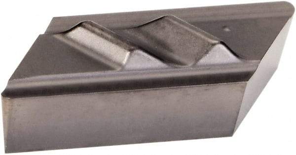 Kennametal - NPR5M05, KCU10 Grade Carbide Profiling Insert - AlTiN Finish, 55° Incl Angle, Parallelogram, 0.4566" Side Length, 1/8" Thick, 0.5mm Corner Radius - USA Tool & Supply