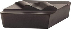 Kennametal - NPR13M10, KCU10 Grade Carbide Profiling Insert - AlTiN Finish, 55° Incl Angle, Parallelogram, 0.608" Side Length, 3/16" Thick, 1mm Corner Radius - USA Tool & Supply