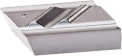 Kennametal - NPL5M02, KCU10 Grade Carbide Profiling Insert - AlTiN Finish, 55° Incl Angle, Parallelogram, 0.4566" Side Length, 1/8" Thick, 0.2mm Corner Radius - USA Tool & Supply