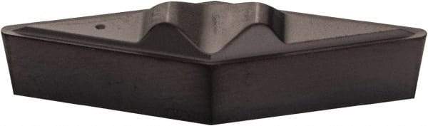 Kennametal - VCMR332, KCU25 Grade Carbide Profiling Insert - AlTiN Finish, 35° Incl Angle, Diamond, 0.6538" Side Length, 3/16" Thick, 1/32" Corner Radius, 3/8" Inscribed Circle - USA Tool & Supply