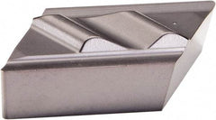 Kennametal - NPR131, KCU25 Grade Carbide Profiling Insert - AlTiN Finish, 55° Incl Angle, Parallelogram, 0.608" Side Length, 3/16" Thick, 1/64" Corner Radius - USA Tool & Supply