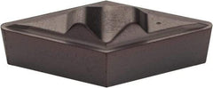 Kennametal - DPGR433, KCU25 Grade Carbide Profiling Insert - AlTiN Finish, 55° Incl Angle, Diamond, 0.6104" Side Length, 3/16" Thick, 3/64" Corner Radius, 1/2" Inscribed Circle - USA Tool & Supply