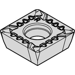 Kennametal - SPPT3125 Grade KCPM20 Carbide Milling Insert - TiN/MT/TiCN/Al2O3 Finish, 5/32" Thick, 10mm Inscribed Circle, 1/32" Corner Radius - USA Tool & Supply