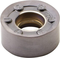 Kennametal - RNPJ1204M0 GD Grade KC522M Carbide Milling Insert - AlTiN Finish, 0.187" Thick, 12mm Inscribed Circle - USA Tool & Supply