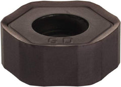 Kennametal - HNPJ43 Grade KC520M Carbide Milling Insert - TiAlN Finish, 0.175" Thick, 12mm Inscribed Circle, 1mm Corner Radius - USA Tool & Supply