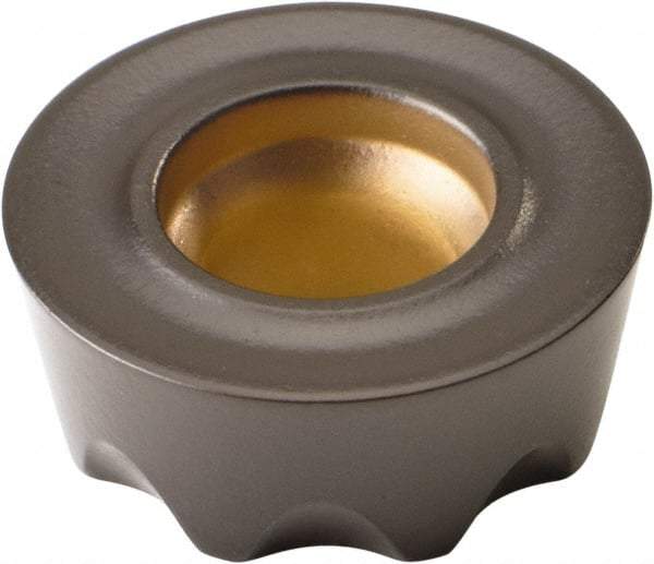Kennametal - RPPT1204M0 Grade KCPK30 Carbide Milling Insert - TiN/TiCN/Al2O3 Finish, 3/16" Thick, 12mm Inscribed Circle - USA Tool & Supply