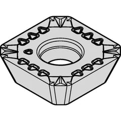 Kennametal - SEPT443 GB2 Grade KCPM40 Carbide Milling Insert - AlCrTiN Finish, 3/16" Thick, 14mm Inscribed Circle, 1mm Corner Radius - USA Tool & Supply