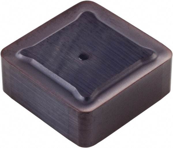 Kennametal - SNXF43 Grade KC524M Carbide Milling Insert - TiAlN Finish, 0.1874" Thick, 1/2" Inscribed Circle, 3/64" Corner Radius - USA Tool & Supply