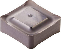 Kennametal - SNXF433 LD Grade KC524M Carbide Milling Insert - TiAlN Finish, 0.1874" Thick, 1/2" Inscribed Circle, 3/64" Corner Radius - USA Tool & Supply