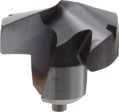 Kennametal - Series KenTIP, 25.4mm Diam Grade KCP15 140° Replaceable Drill Tip - Carbide, AlTiN Finish, ZD Seat Size - USA Tool & Supply