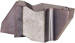 Kennametal - 4189NG K Grade KCU10, 4.8mm Cutting Width Carbide Grooving Insert - 6.35mm Max Depth of Cut, Right Hand, 0.57mm Corner Radius, AlTiN Finish - USA Tool & Supply