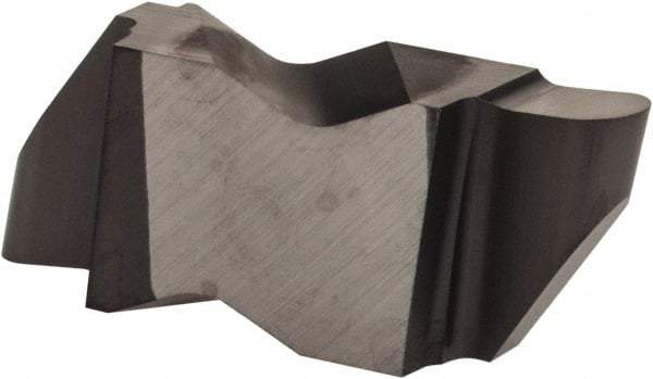 Kennametal - 3062NRP Grade KCU10, 3.18mm Cutting Width Carbide Grooving Insert - 3.81mm Max Depth of Cut, Right Hand, 1.59mm Corner Radius, AlTiN Finish - USA Tool & Supply