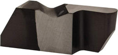Kennametal - 3062NRD Grade KCU10, 3.18mm Cutting Width Carbide Grooving Insert - 6.35mm Max Depth of Cut, Right Hand, 1.59mm Corner Radius, AlTiN Finish - USA Tool & Supply