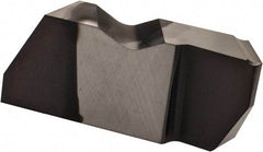 Kennametal - 3012NPD K Grade KCU10, 4.83mm Cutting Width Carbide Grooving Insert - 6.35mm Max Depth of Cut, Right Hand, 0.34mm Corner Radius, AlTiN Finish - USA Tool & Supply