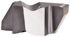 Kennametal - 3M300NG K Grade KCU10, 3mm Cutting Width Carbide Grooving Insert - 3.81mm Max Depth of Cut, Right Hand, 0.19mm Corner Radius, AlTiN Finish - USA Tool & Supply