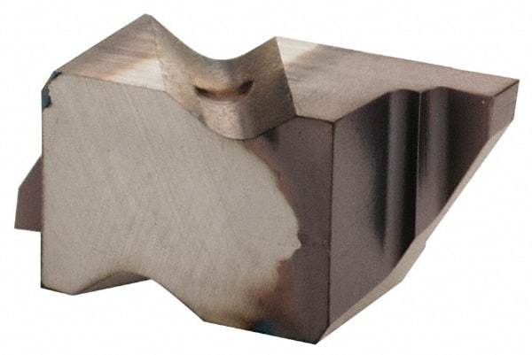 Kennametal - 2047NG Grade KCU25, 1.19mm Cutting Width Carbide Grooving Insert - 1.27mm Max Depth of Cut, Right Hand, 0.09mm Corner Radius, AlTiN Finish - USA Tool & Supply