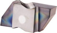 Kennametal - 5312NG Grade KCU25, 7.93mm Cutting Width Carbide Grooving Insert - 9.53mm Max Depth of Cut, Right Hand, 0.83mm Corner Radius, AlTiN Finish - USA Tool & Supply