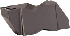 Kennametal - 3062NG K Grade KC9320, 1.58mm Cutting Width Carbide Grooving Insert - 2.39mm Max Depth of Cut, Left Hand, 0.19mm Corner Radius, TiCN/Al2O3 Finish - USA Tool & Supply