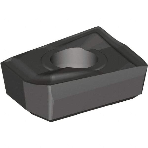 Kennametal - DFR040304 GD Grade KCU25 Carbide Indexable Drill Insert - AlTiN Finish, 8mm Inscribed Circle - USA Tool & Supply