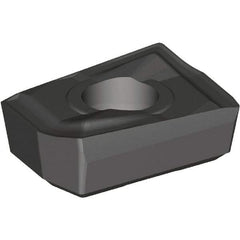 Kennametal - DFR040304 GD Grade KCU25 Carbide Indexable Drill Insert - AlTiN Finish, 8mm Inscribed Circle - USA Tool & Supply