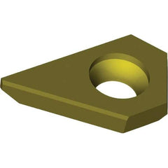 Kennametal - 3.41020, 50° KM1 Grade Drill Chamfer Insert - Uncoated, Series BF - USA Tool & Supply