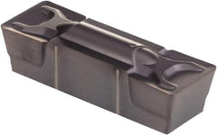 Kennametal - 1005G GMN Grade KCU25, 10.05mm Cutting Width Carbide Grooving Insert - 8.1mm Max Depth of Cut, Neutral, 0.79mm Corner Radius, AlTiN Finish - USA Tool & Supply