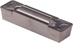 Kennametal - 0805G GMN Grade KCU25, 8.05mm Cutting Width Carbide Grooving Insert - 6.4mm Max Depth of Cut, Neutral, 1.19mm Corner Radius, AlTiN Finish - USA Tool & Supply