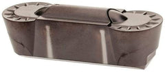 Kennametal - 1005R GMN Grade KCU10, 10.05mm Cutting Width Carbide Grooving Insert - 8.1mm Max Depth of Cut, Neutral, 5.02mm Corner Radius, AlTiN Finish - USA Tool & Supply